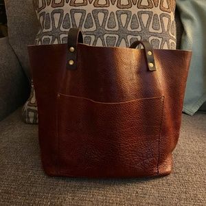Portland Leather Goods "MB" Classic Large Tote